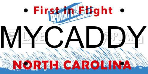 MYCADDY North Carolina License Plate