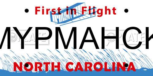 MYPMAHCK North Carolina License Plate