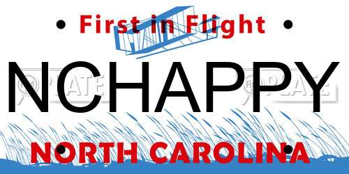 NCHAPPY North Carolina License Plate