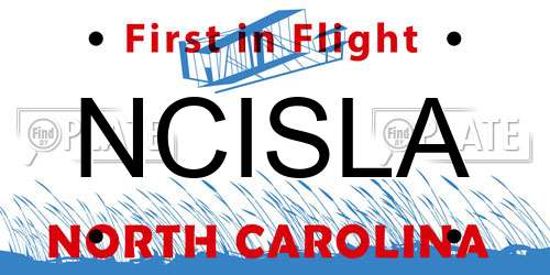 NCISLA North Carolina License Plate