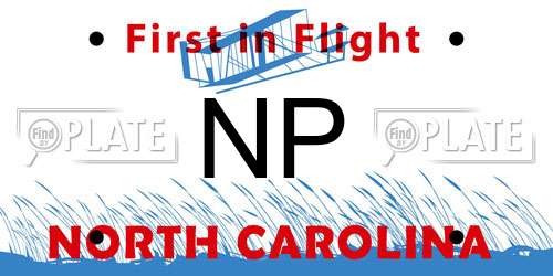 NP North Carolina License Plate