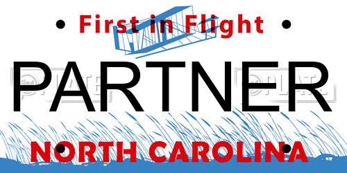 PARTNER North Carolina License Plate