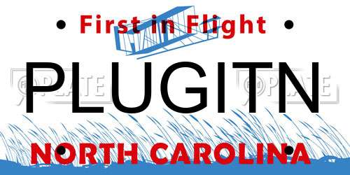 PLUGITN North Carolina License Plate
