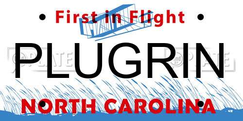 PLUGRIN North Carolina License Plate
