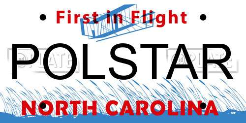 POLSTAR North Carolina License Plate