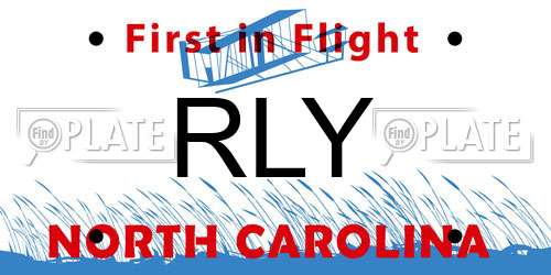 RLY North Carolina License Plate