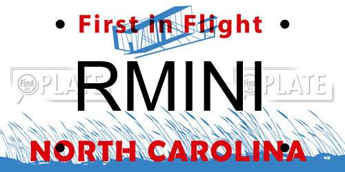 RMINI North Carolina License Plate