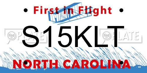 S15KLT North Carolina License Plate