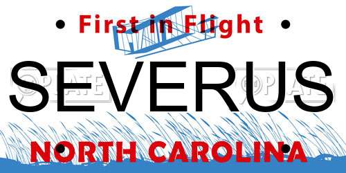 SEVERUS North Carolina License Plate