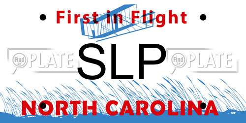 SLP North Carolina License Plate