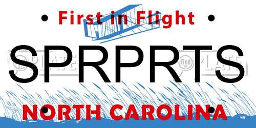 SPRPRTS North Carolina License Plate