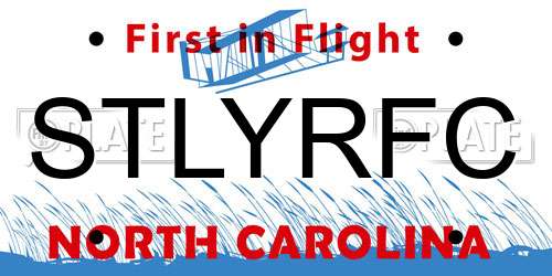 STLYRFC North Carolina License Plate