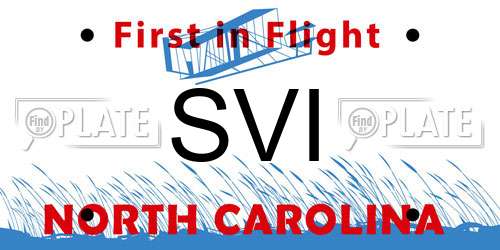 SVI North Carolina License Plate