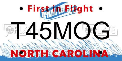 T45MOG North Carolina License Plate