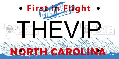THEVIP North Carolina License Plate