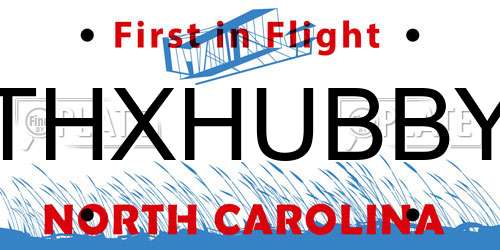 THXHUBBY North Carolina License Plate