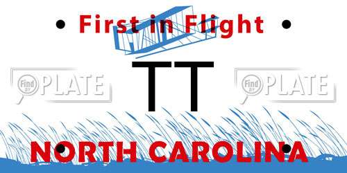 TT North Carolina License Plate