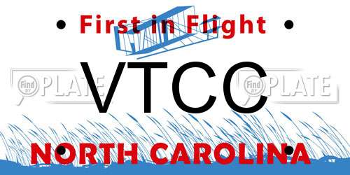VTCC North Carolina License Plate