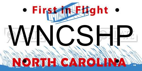 WNCSHP North Carolina License Plate