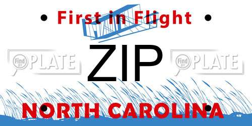 ZIP North Carolina License Plate