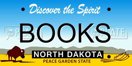 BOOKS North Dakota License Plate