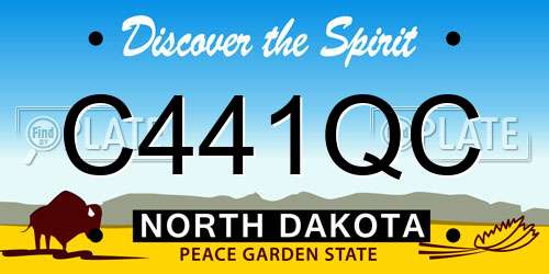 C441QC North Dakota License Plate
