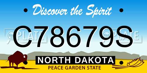 C78679S North Dakota License Plate