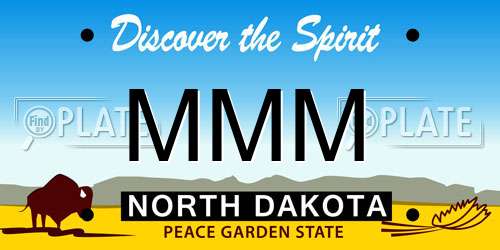 MMM North Dakota License Plate