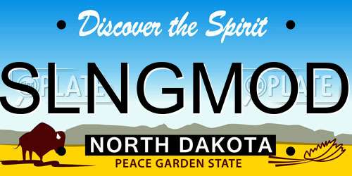 SLNGMOD North Dakota License Plate