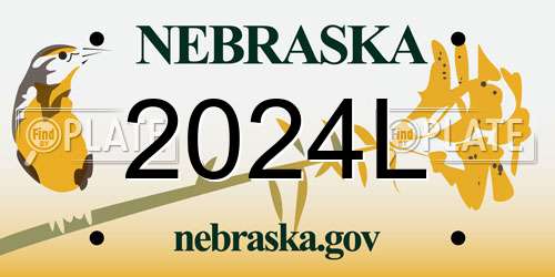 2024L Nebraska License Plate