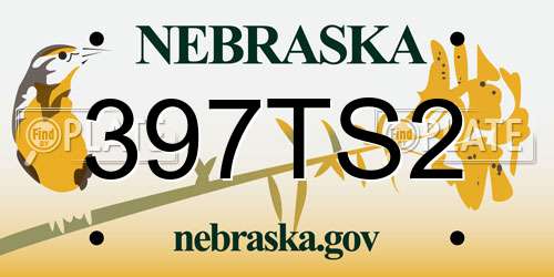 397TS2 Nebraska License Plate