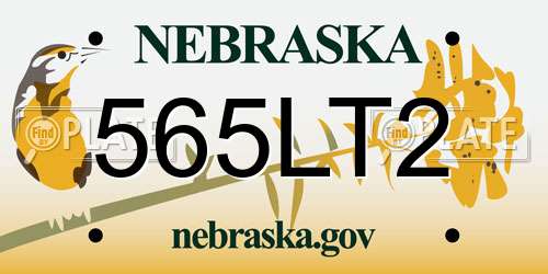 565LT2 Nebraska License Plate