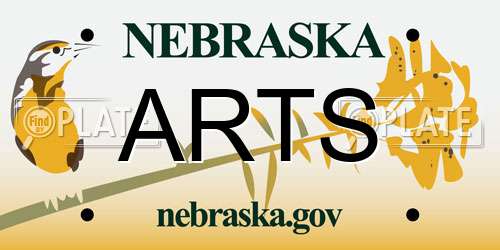 ARTS Nebraska License Plate