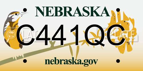 C441QC Nebraska License Plate
