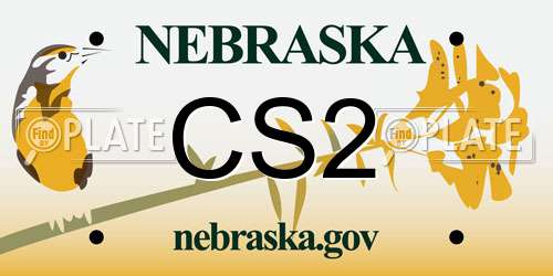CS2 Nebraska License Plate