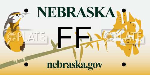 FF Nebraska License Plate