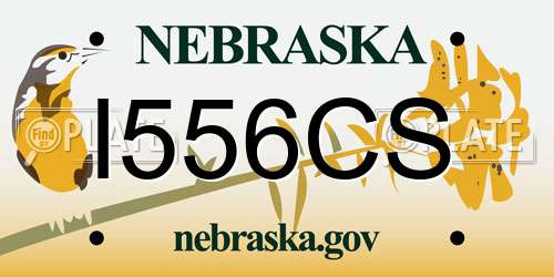 I556CS Nebraska License Plate