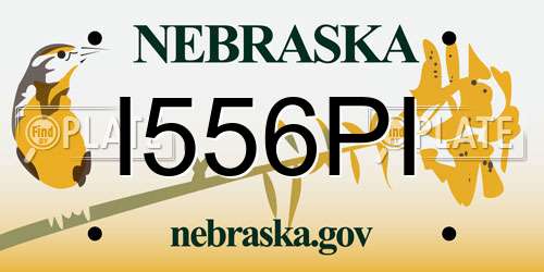 I556PI Nebraska License Plate