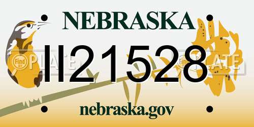 II21528 Nebraska License Plate
