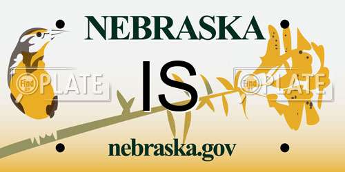 IS Nebraska License Plate