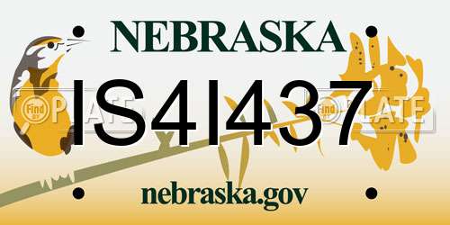 IS4I437 Nebraska License Plate