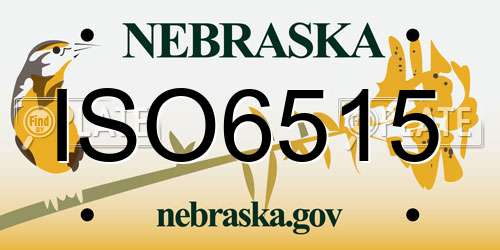 ISO6515 Nebraska License Plate