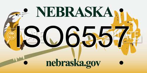 ISO6557 Nebraska License Plate