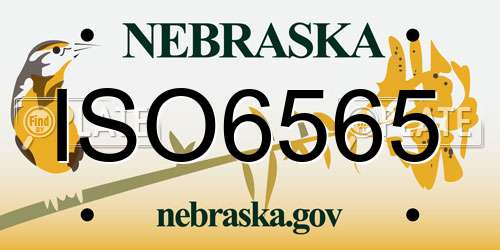 ISO6565 Nebraska License Plate