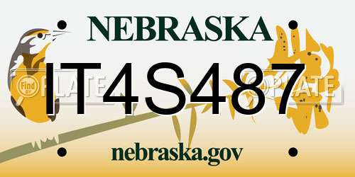 IT4S487 Nebraska License Plate