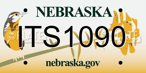 ITS1090 Nebraska License Plate