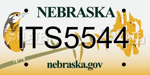 ITS5544 Nebraska License Plate