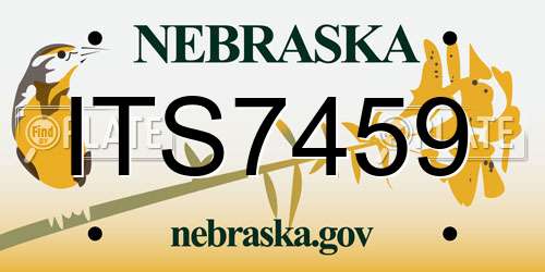 ITS7459 Nebraska License Plate