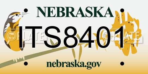 ITS8401 Nebraska License Plate