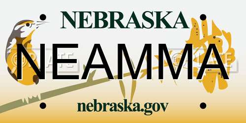 NEAMMA Nebraska License Plate